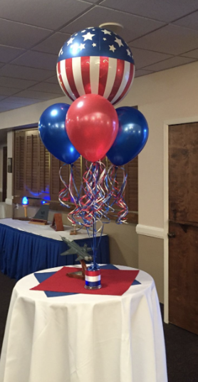Patriotic Helium Centerpiece