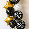 65th Birthday Balloon Bouquet Raleigh NC