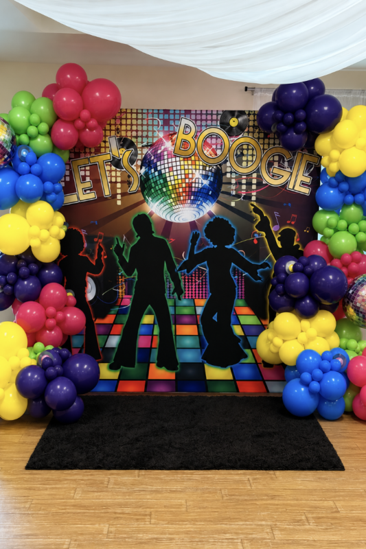 Balloon Backdrop Large at Gateway Conference & Event Center 501 Yates Dr Clayton NC 27520 by Party Balloons by Q