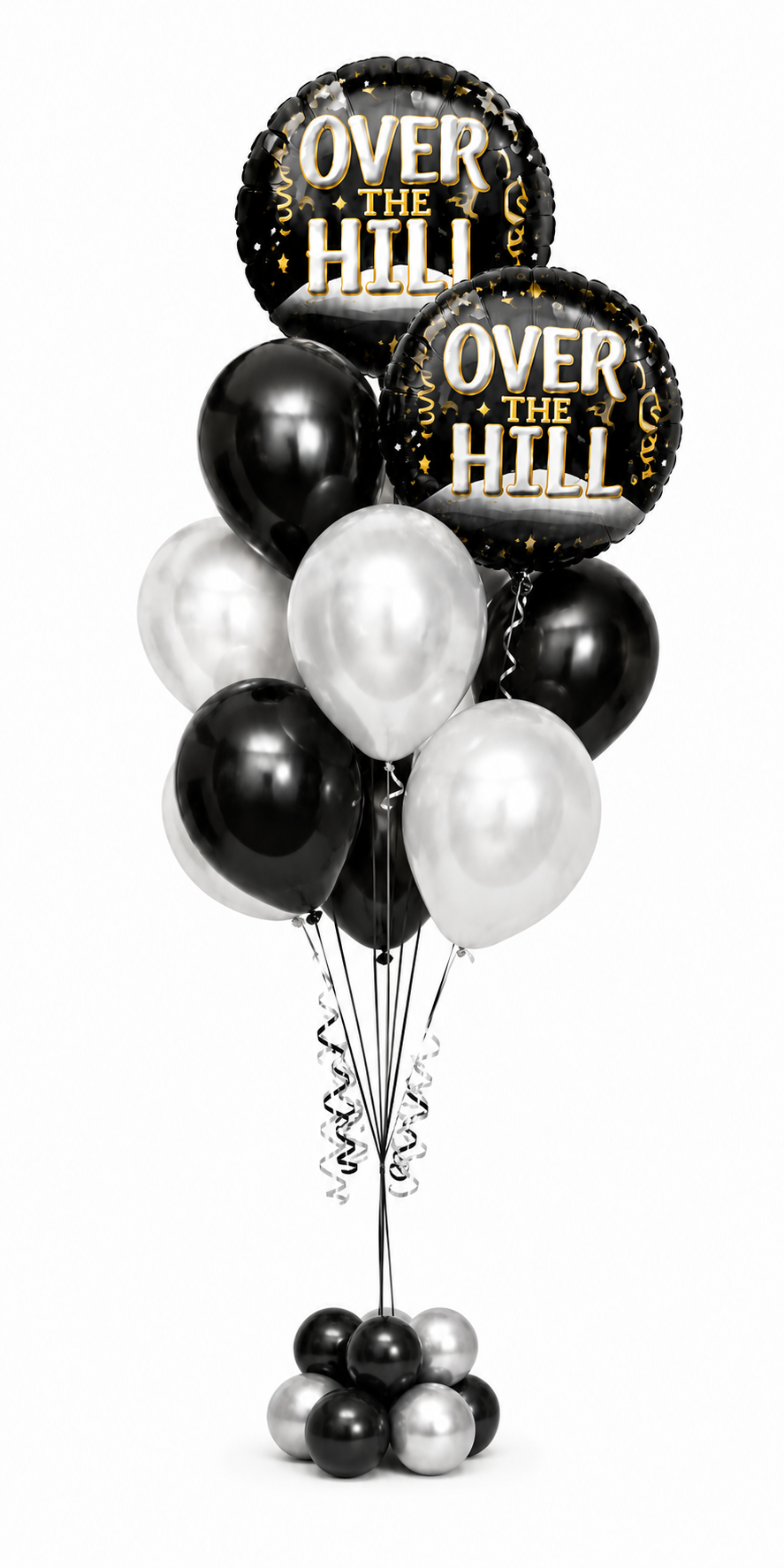 Over the Hill Birthday Balloon Bouquet Party Balloons by Q Over The Hill Birthday Balloon Bouquet