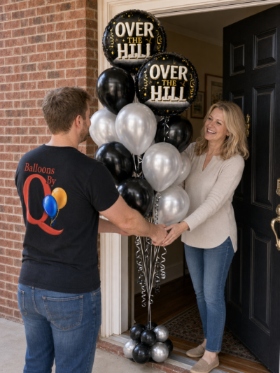 Over the Hill Birthday Balloon Bouquet