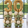 Organic Number Balloon Demi Column - Thumbnail Image 2