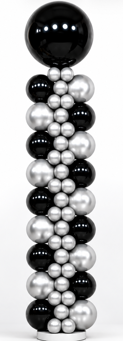 Luxe Balloon Columns Raleigh Nc