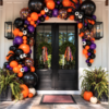 halloween spider balloon garland